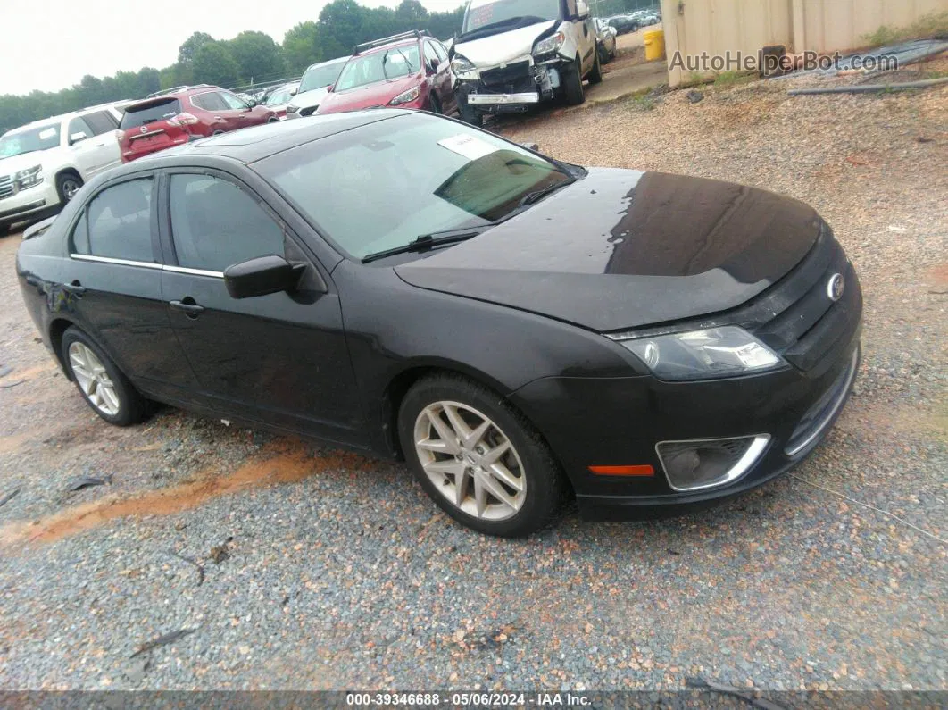 2012 Ford Fusion Sel Black vin: 3FAHP0JA4CR388284