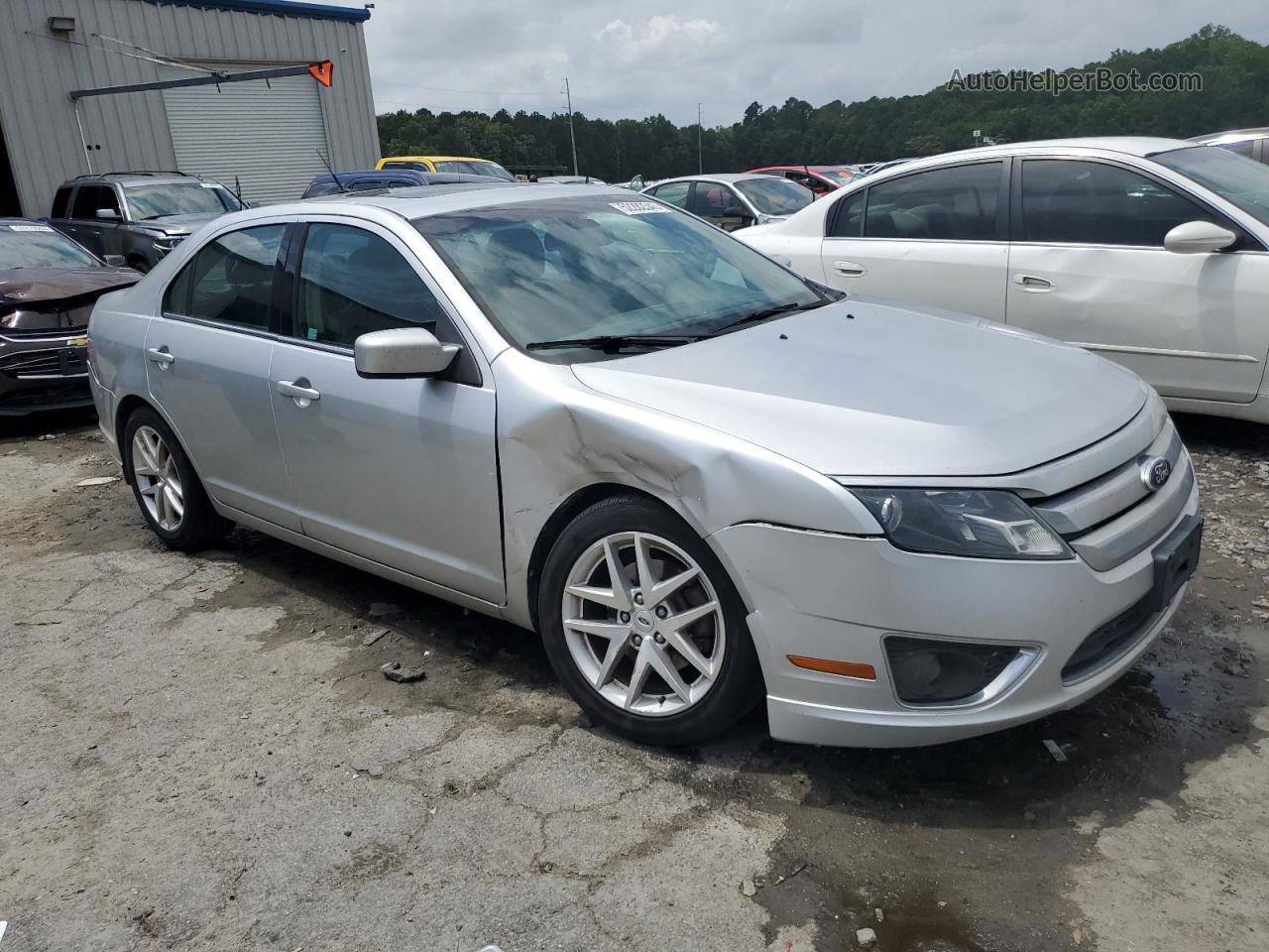 2012 Ford Fusion Sel Серебряный vin: 3FAHP0JA4CR404905