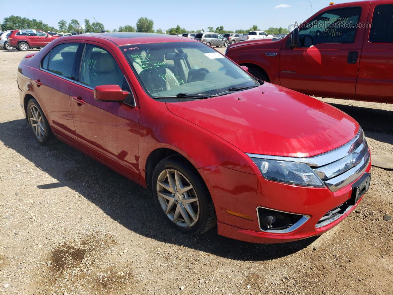 2010 Ford Fusion Sel Red vin: 3FAHP0JA5AR247351