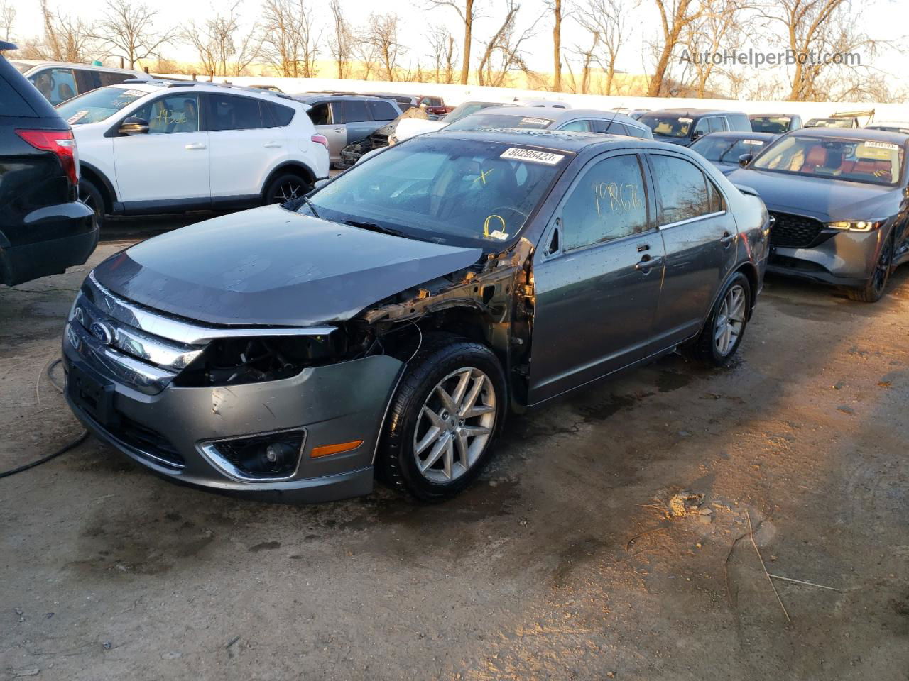 2010 Ford Fusion Sel Gray vin: 3FAHP0JA5AR277708