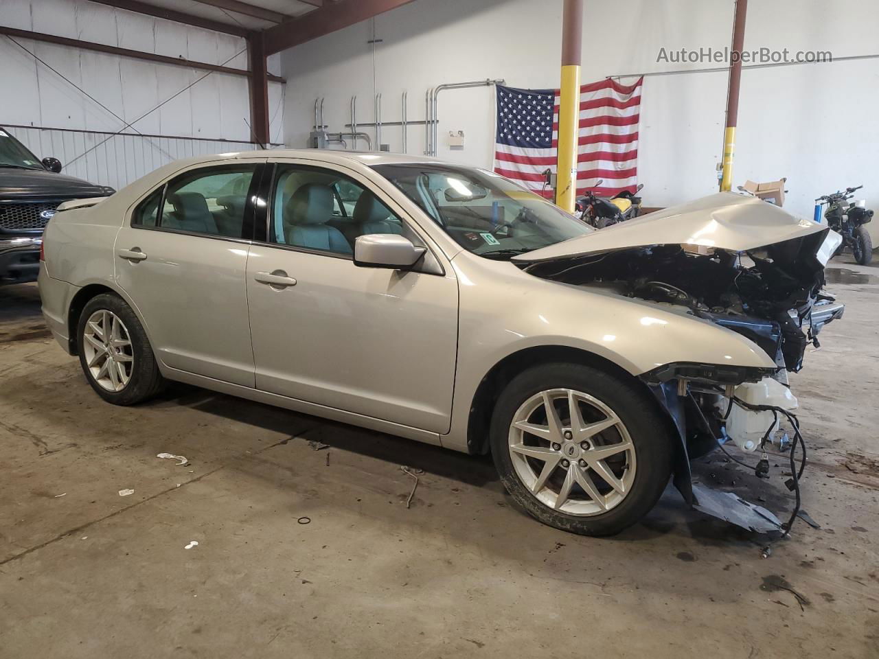 2010 Ford Fusion Sel Бежевый vin: 3FAHP0JA5AR375489