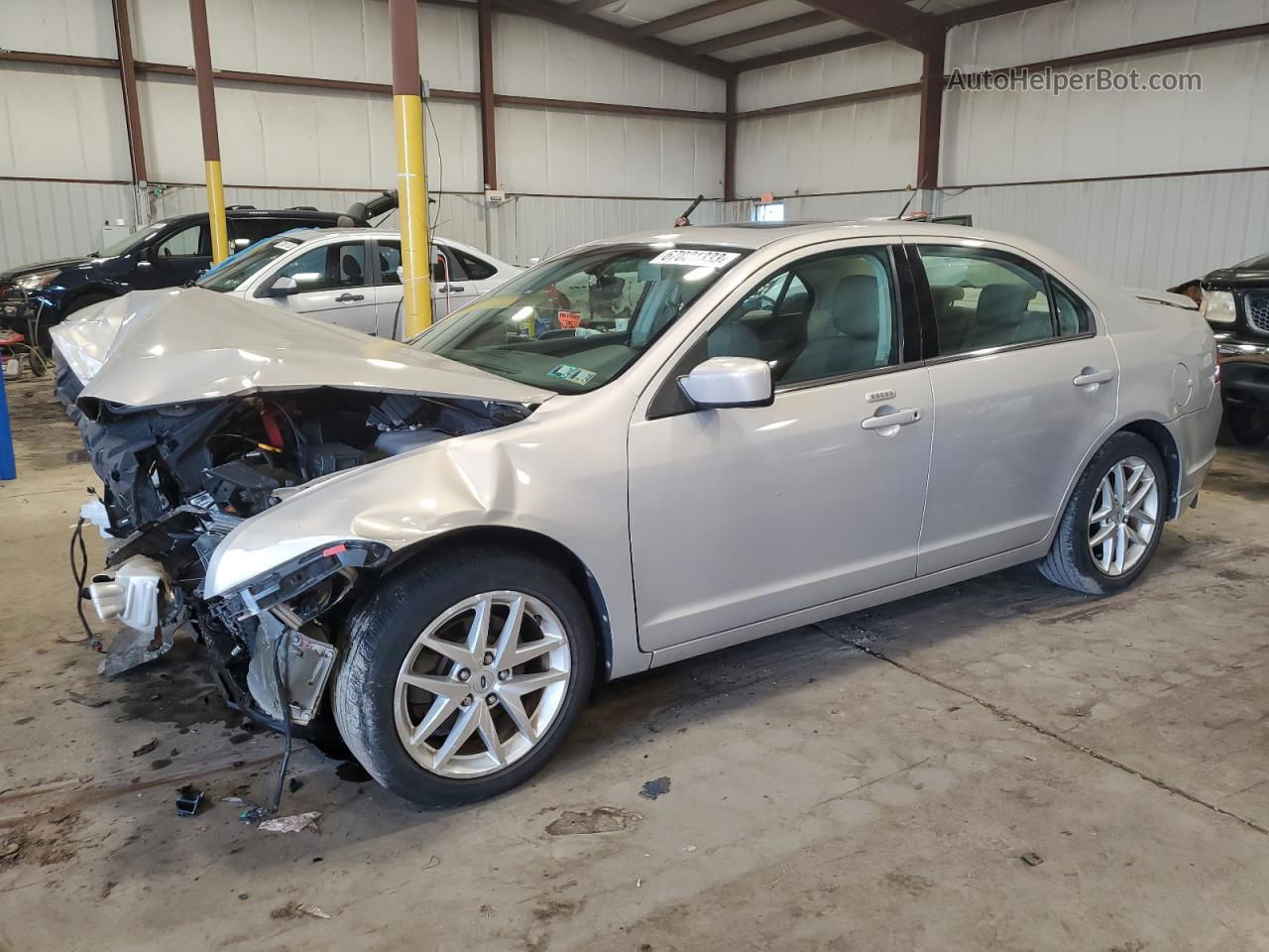 2010 Ford Fusion Sel Бежевый vin: 3FAHP0JA5AR375489