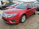 2010 Ford Fusion Sel Burgundy vin: 3FAHP0JA6AR427373