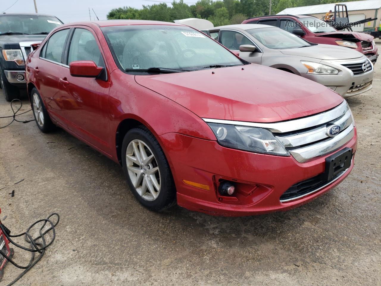 2010 Ford Fusion Sel Burgundy vin: 3FAHP0JA6AR427373