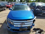 2012 Ford Fusion Sel Синий vin: 3FAHP0JA6CR181220