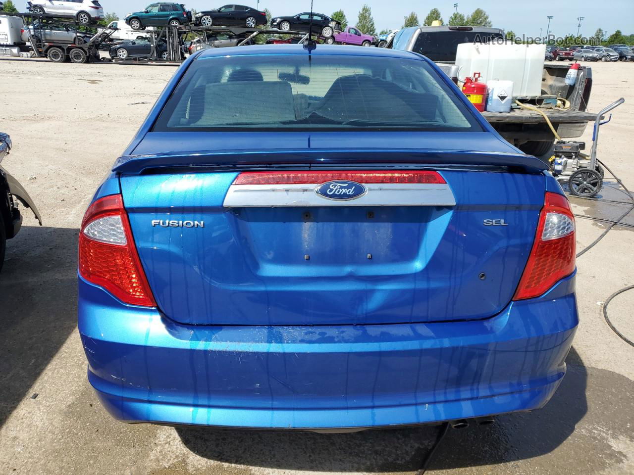 2012 Ford Fusion Sel Blue vin: 3FAHP0JA6CR181220