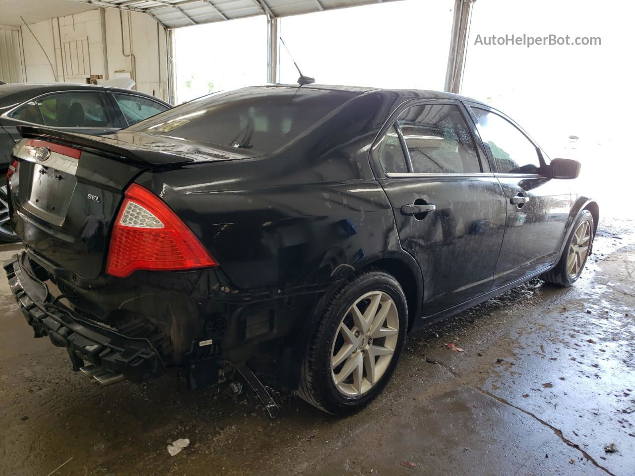 2012 Ford Fusion Sel Black vin: 3FAHP0JA6CR359319