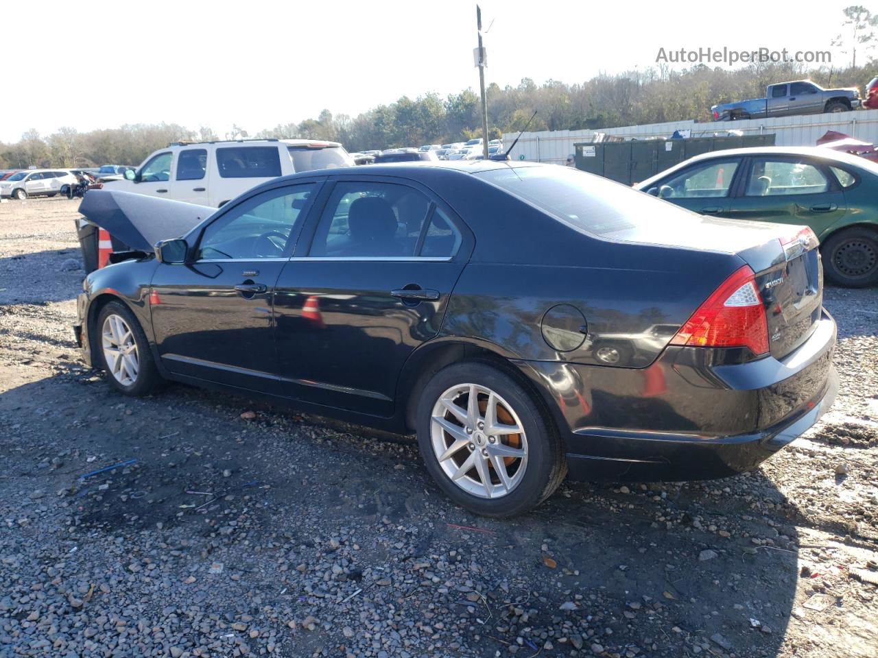 2012 Ford Fusion Sel Black vin: 3FAHP0JA6CR370644