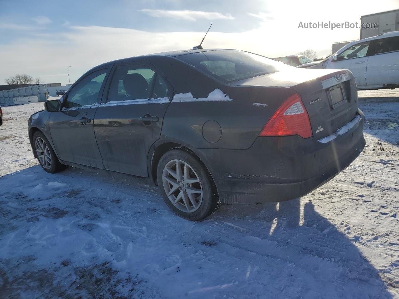 2012 Ford Fusion Sel Черный vin: 3FAHP0JA6CR434181