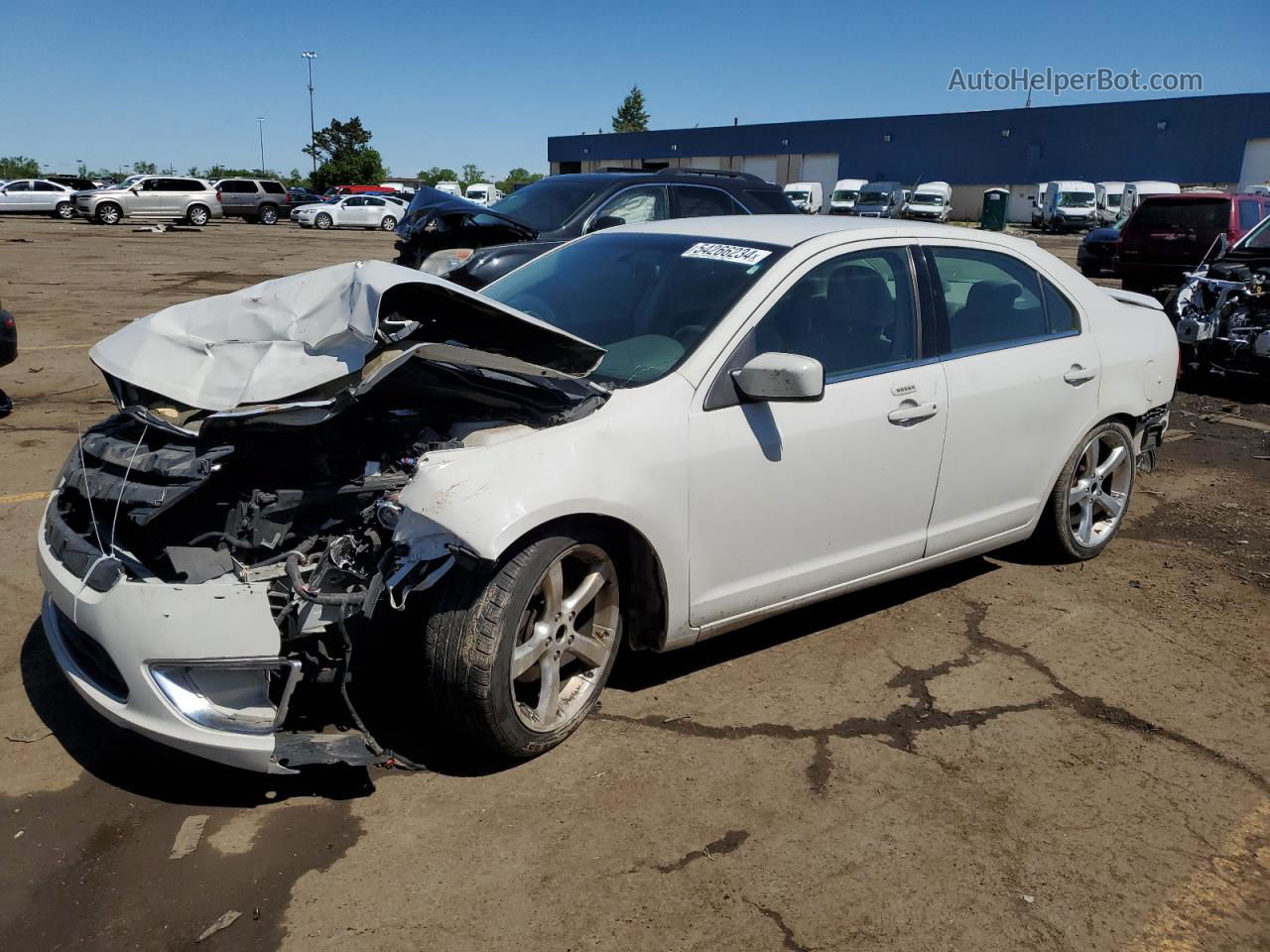 2010 Ford Fusion Sel Белый vin: 3FAHP0JA7AR163306