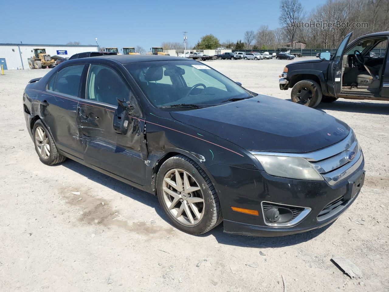 2010 Ford Fusion Sel Черный vin: 3FAHP0JA7AR168053