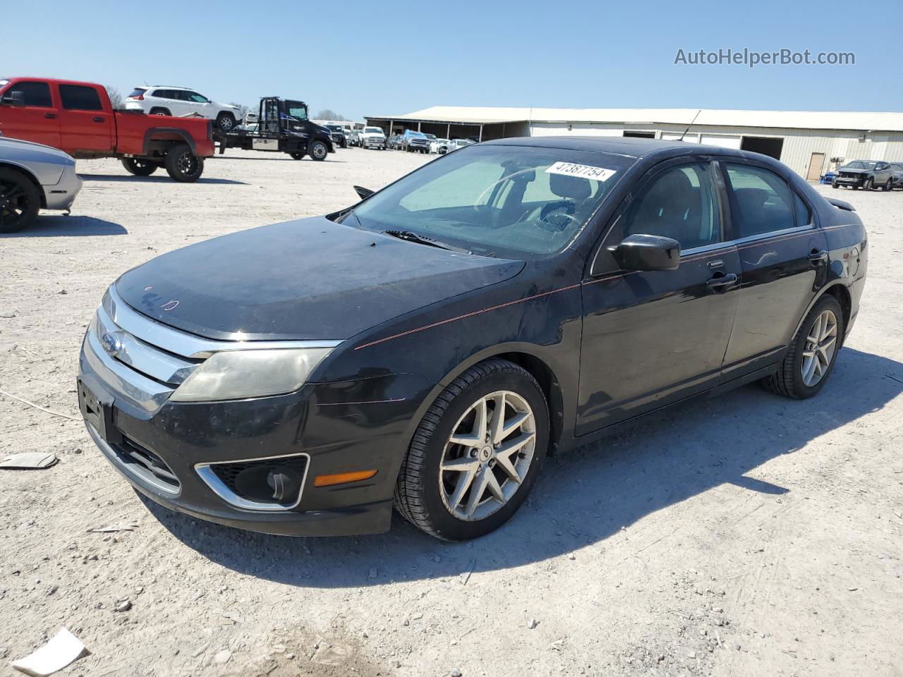 2010 Ford Fusion Sel Черный vin: 3FAHP0JA7AR168053