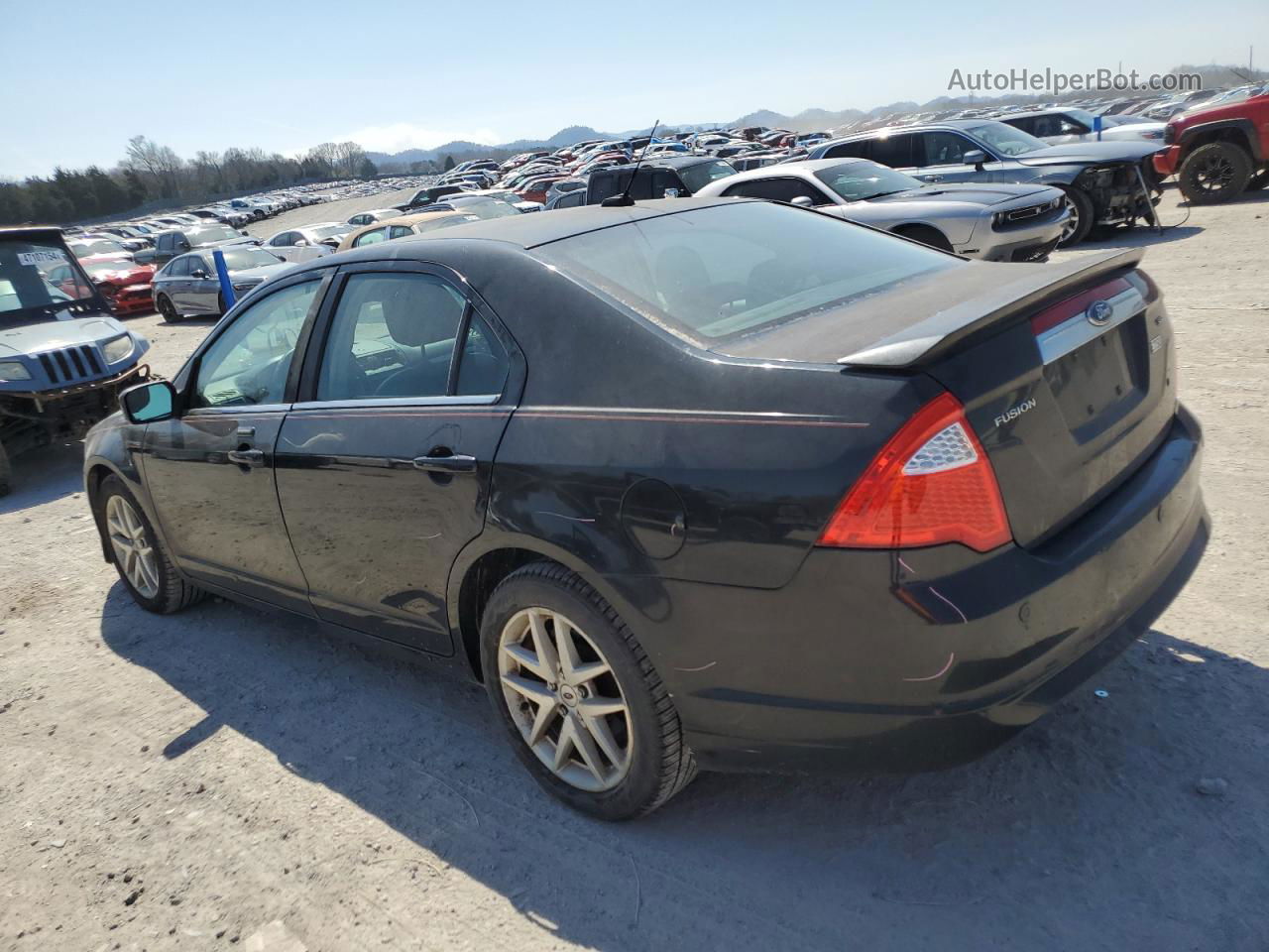 2010 Ford Fusion Sel Черный vin: 3FAHP0JA7AR168053