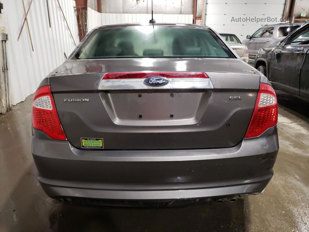 2010 Ford Fusion Sel Gray vin: 3FAHP0JA7AR228543