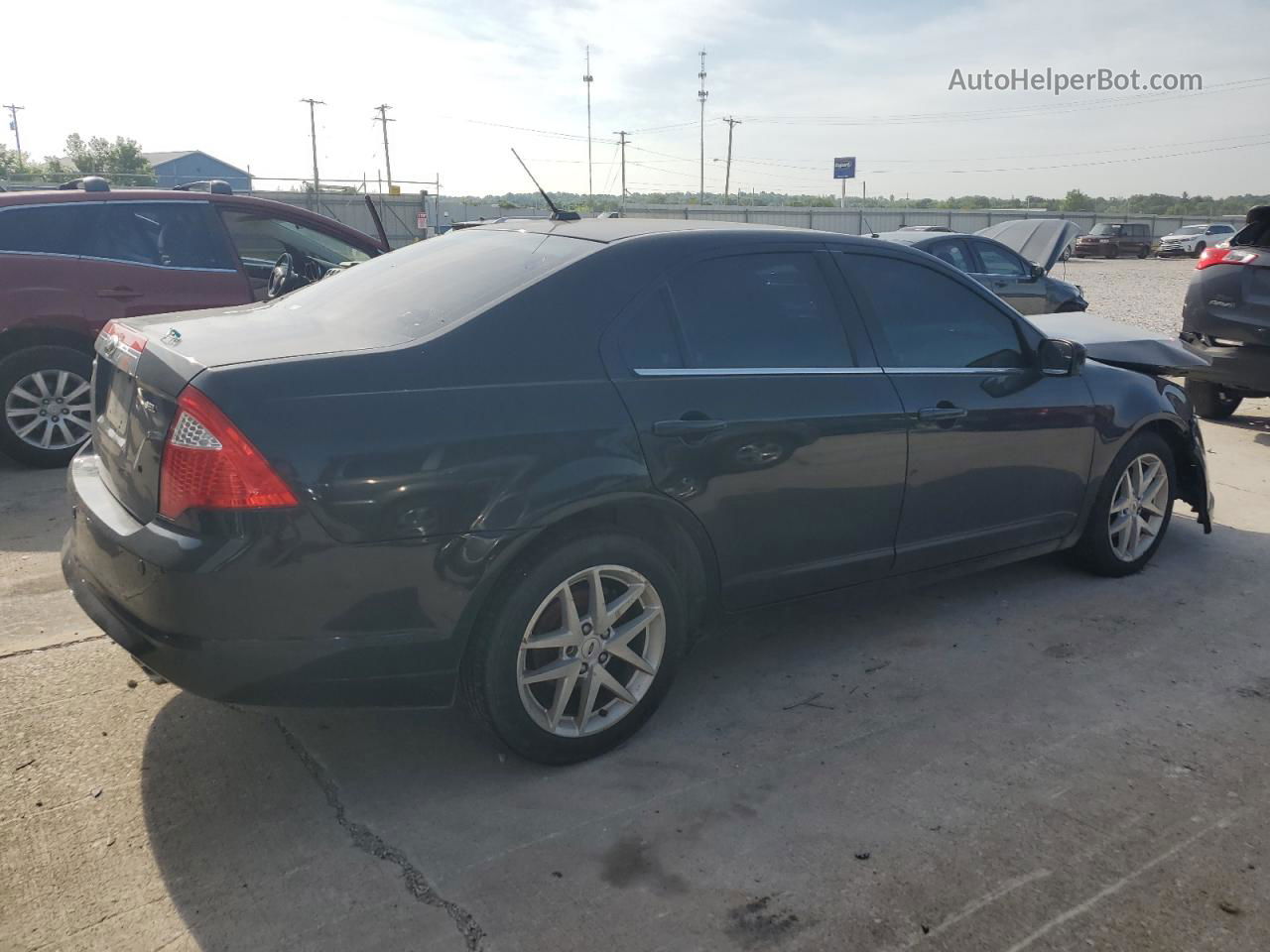 2012 Ford Fusion Sel Black vin: 3FAHP0JA7CR197023