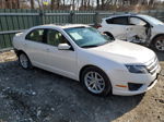 2012 Ford Fusion Sel White vin: 3FAHP0JA7CR288180