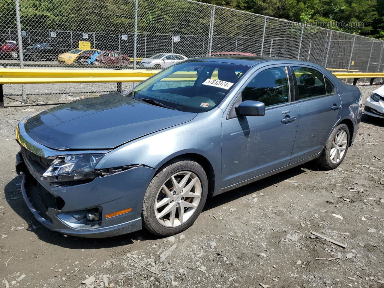 2012 Ford Fusion Sel Blue vin: 3FAHP0JA7CR373097