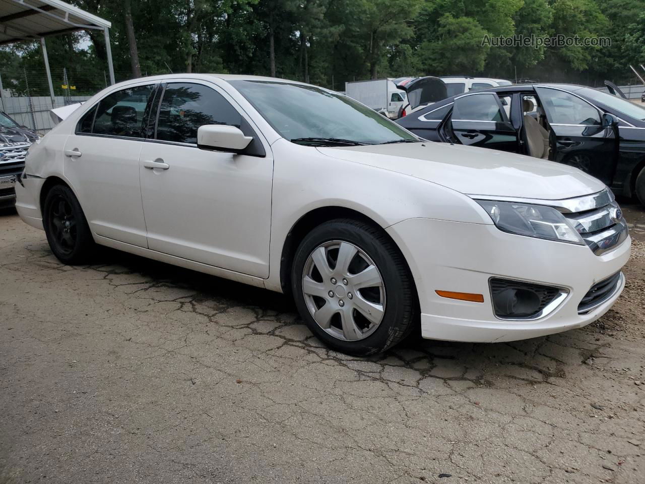 2012 Ford Fusion Sel White vin: 3FAHP0JA7CR434268