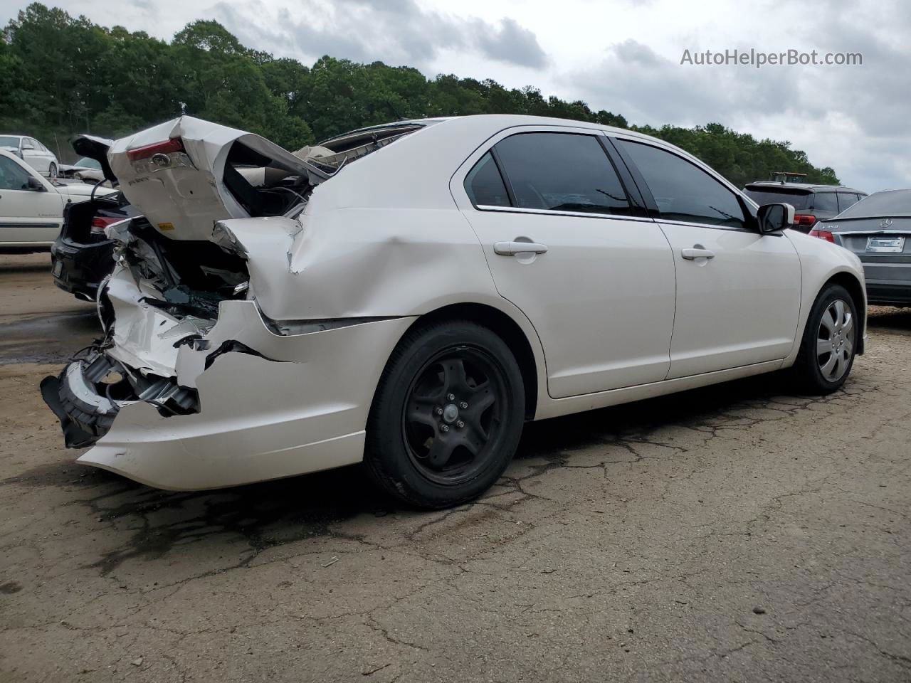 2012 Ford Fusion Sel Белый vin: 3FAHP0JA7CR434268