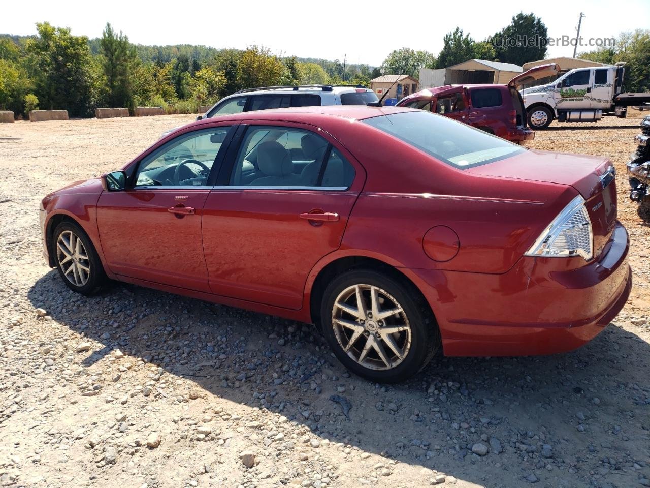 2010 Ford Fusion Sel Red vin: 3FAHP0JA8AR199554