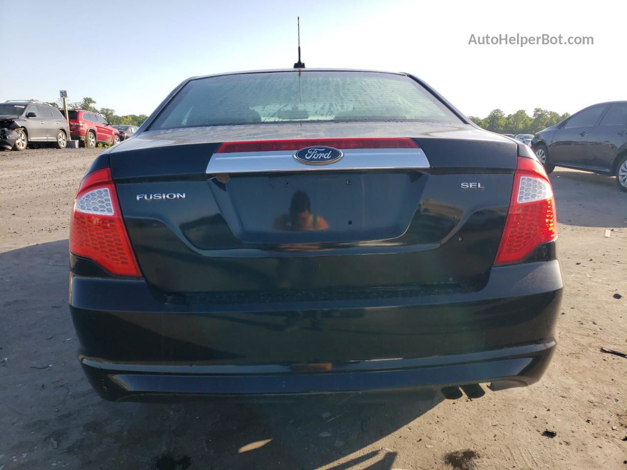 2012 Ford Fusion Sel Black vin: 3FAHP0JA8CR149434