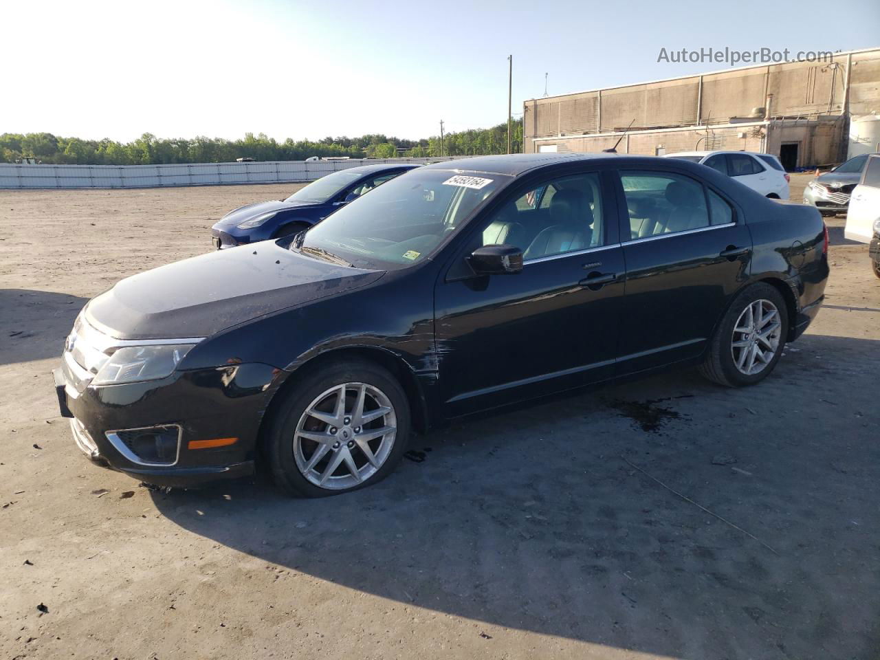 2012 Ford Fusion Sel Black vin: 3FAHP0JA8CR149434