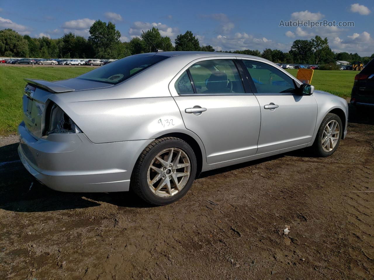 2012 Ford Fusion Sel Silver vin: 3FAHP0JA8CR282033