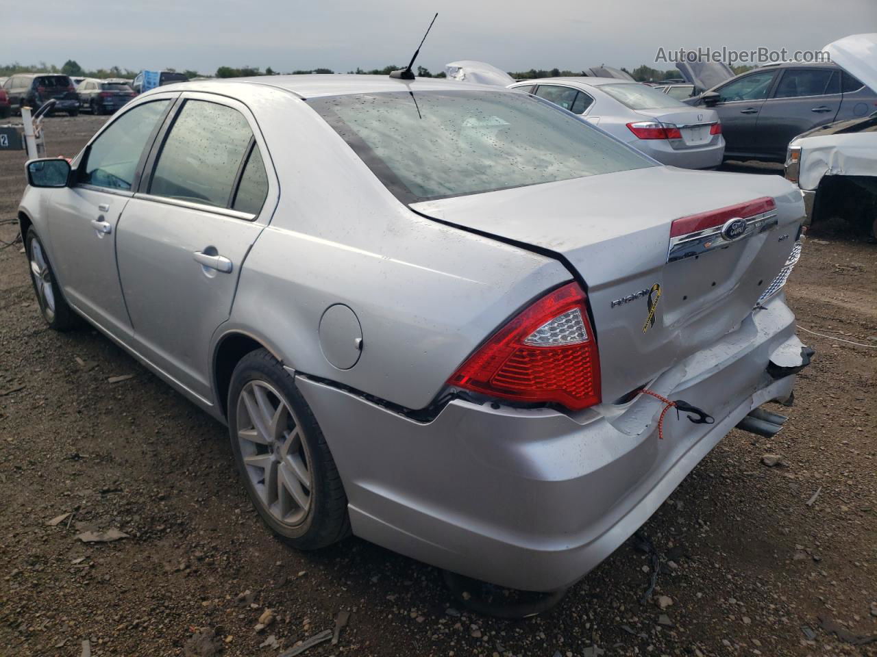 2012 Ford Fusion Sel Silver vin: 3FAHP0JA8CR288804