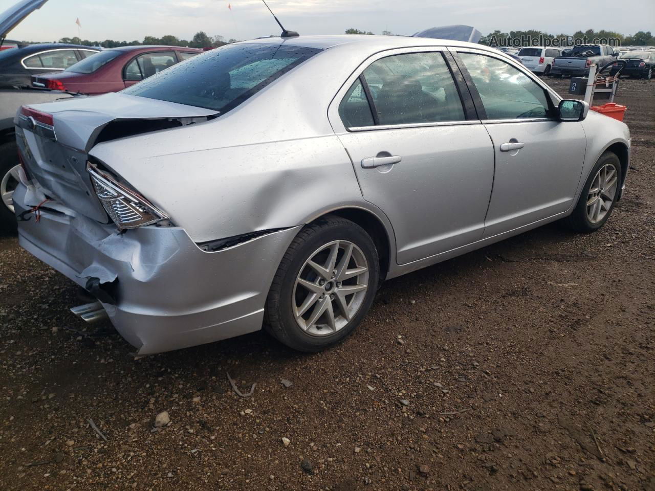 2012 Ford Fusion Sel Silver vin: 3FAHP0JA8CR288804