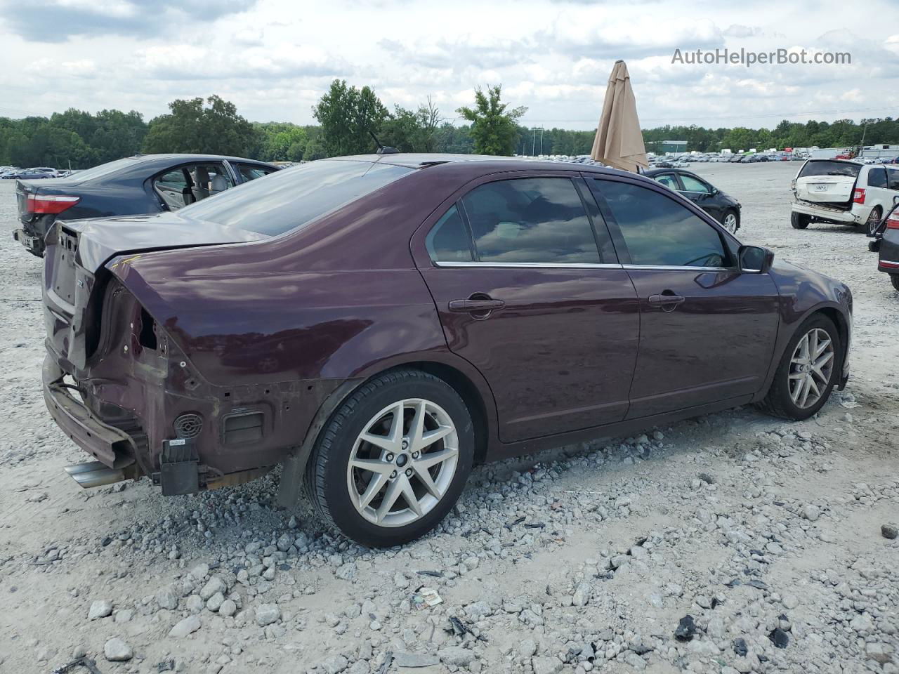 2012 Ford Fusion Sel Purple vin: 3FAHP0JA8CR426910