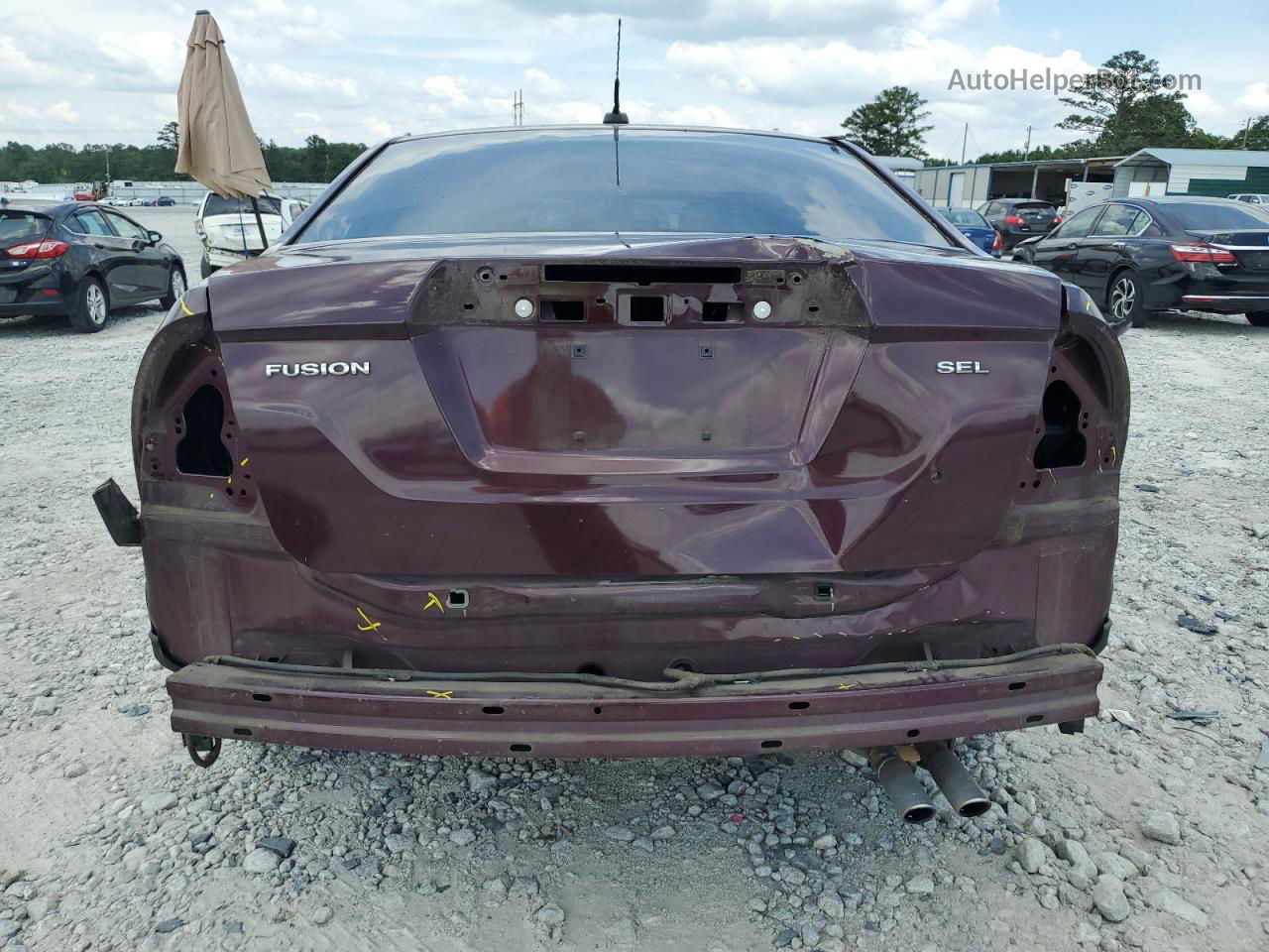 2012 Ford Fusion Sel Purple vin: 3FAHP0JA8CR426910