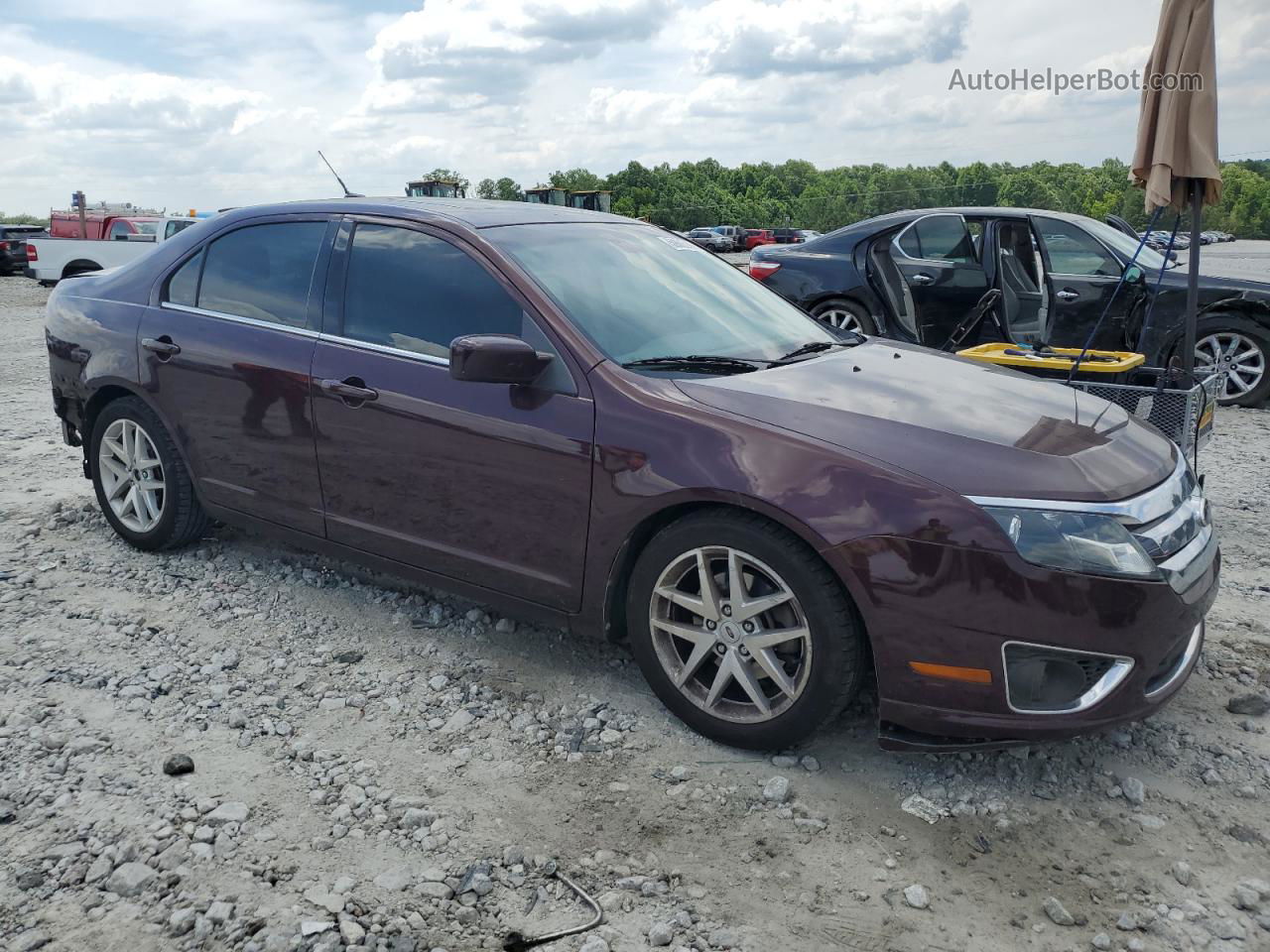 2012 Ford Fusion Sel Purple vin: 3FAHP0JA8CR426910