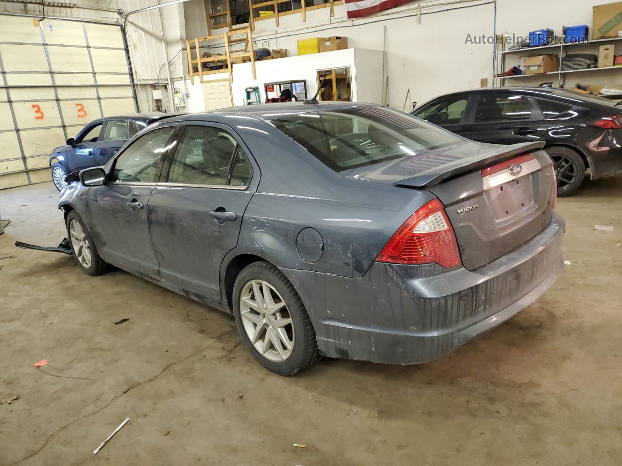 2012 Ford Fusion Sel Blue vin: 3FAHP0JA9CR178974