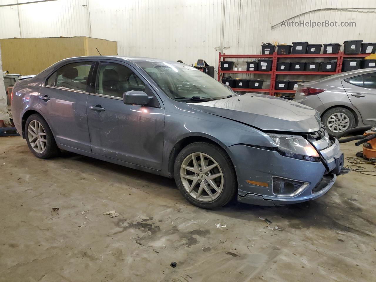 2012 Ford Fusion Sel Blue vin: 3FAHP0JA9CR178974