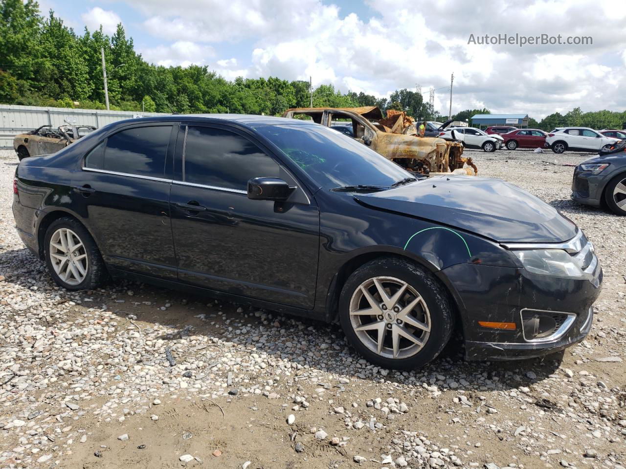 2012 Ford Fusion Sel Black vin: 3FAHP0JA9CR249767