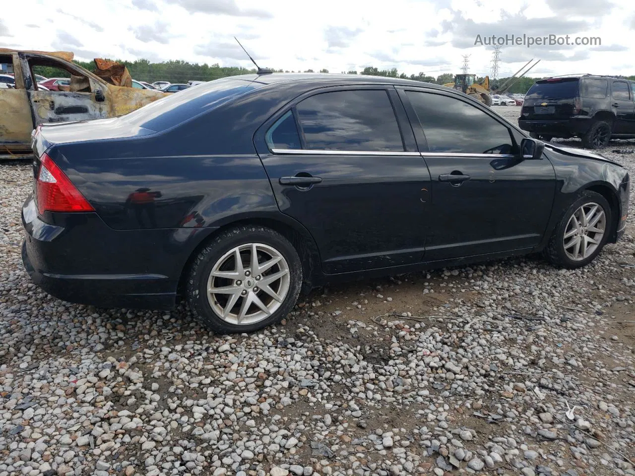 2012 Ford Fusion Sel Black vin: 3FAHP0JA9CR249767