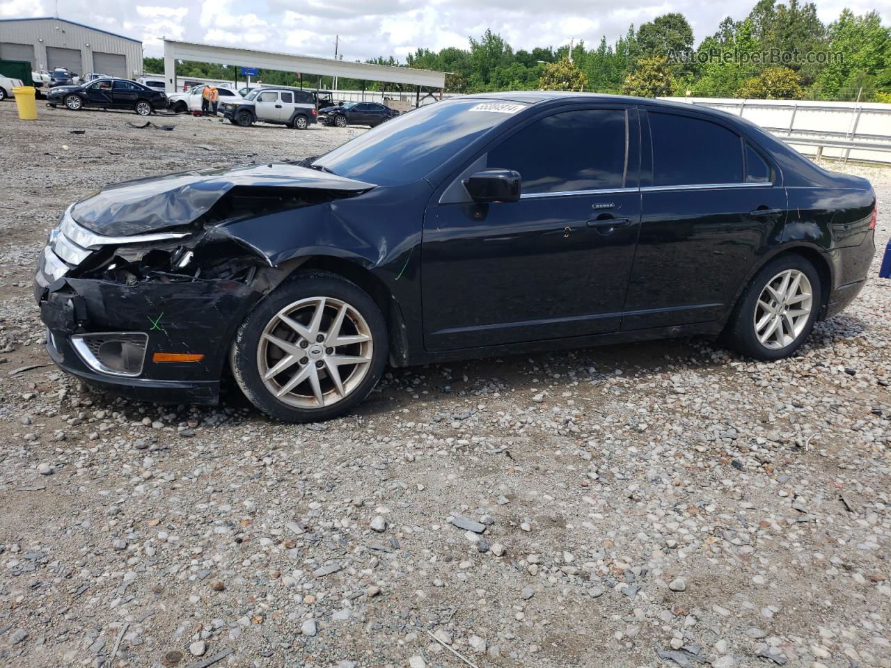 2012 Ford Fusion Sel Black vin: 3FAHP0JA9CR249767