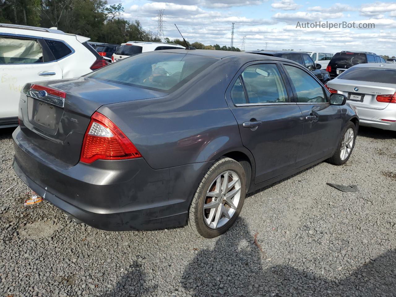 2012 Ford Fusion Sel Gray vin: 3FAHP0JA9CR275835