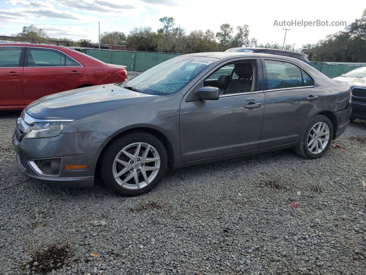 2012 Ford Fusion Sel Серый vin: 3FAHP0JA9CR275835