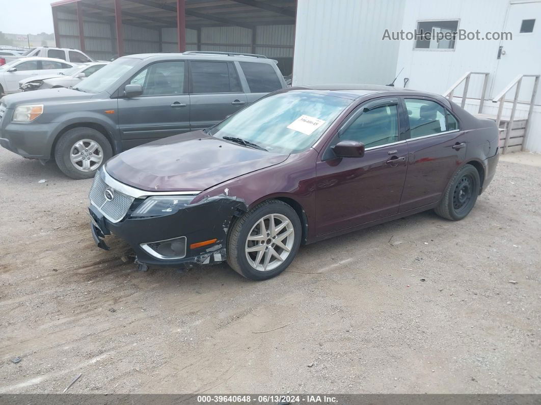 2012 Ford Fusion Sel Purple vin: 3FAHP0JA9CR419934