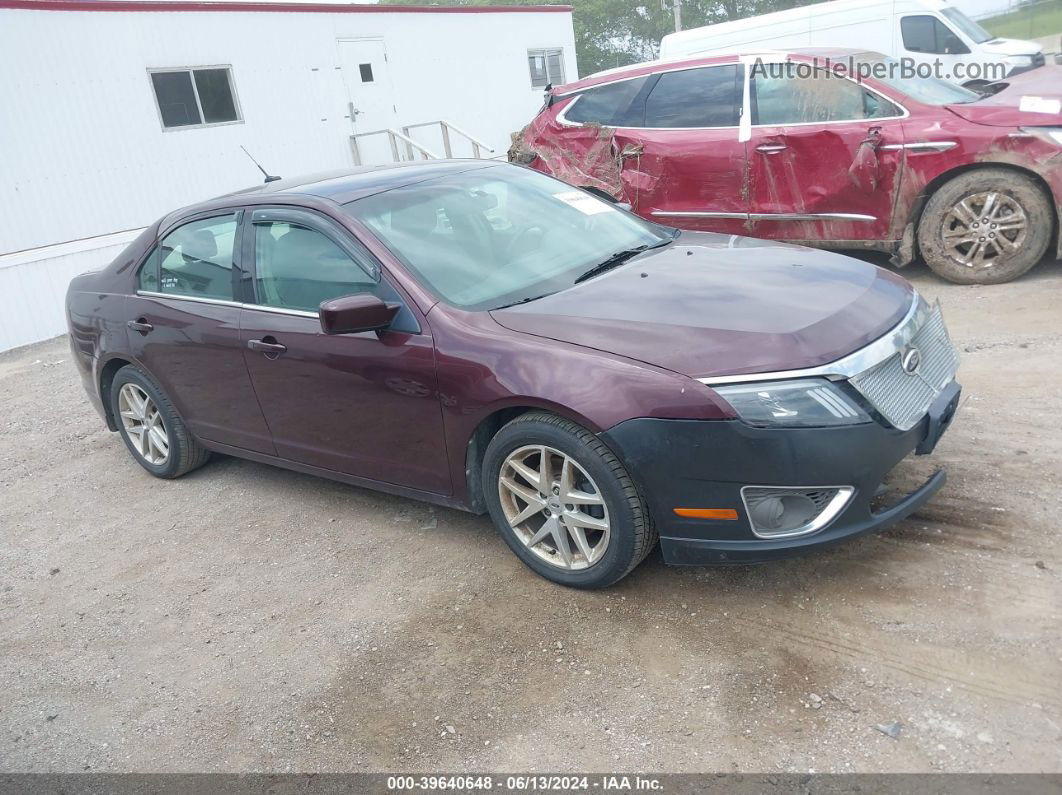 2012 Ford Fusion Sel Purple vin: 3FAHP0JA9CR419934