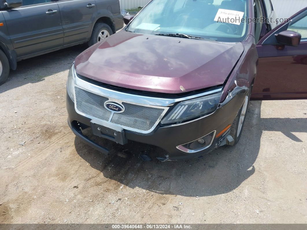 2012 Ford Fusion Sel Purple vin: 3FAHP0JA9CR419934