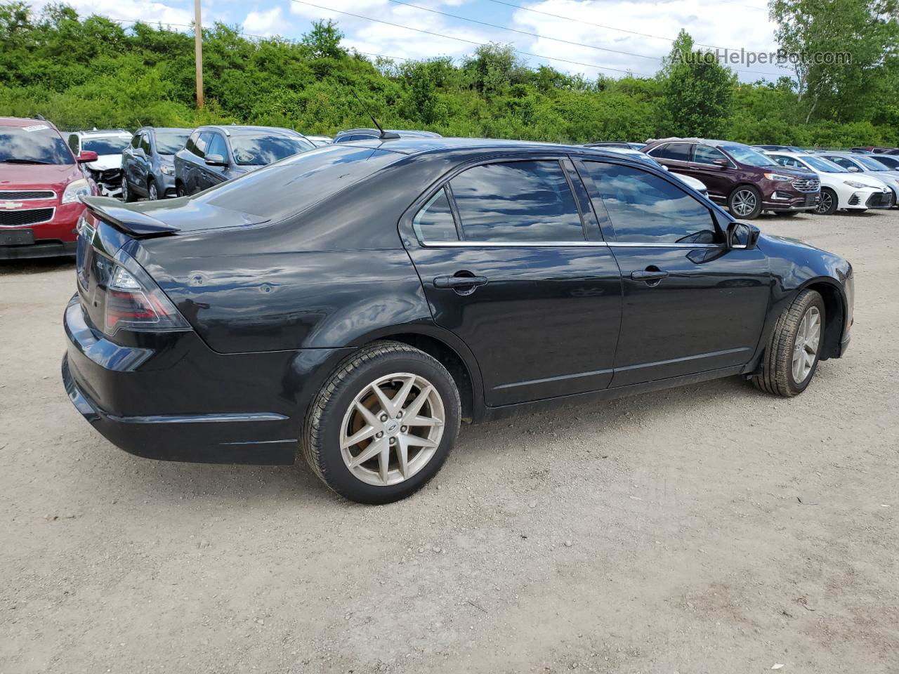 2012 Ford Fusion Sel Black vin: 3FAHP0JA9CR447913