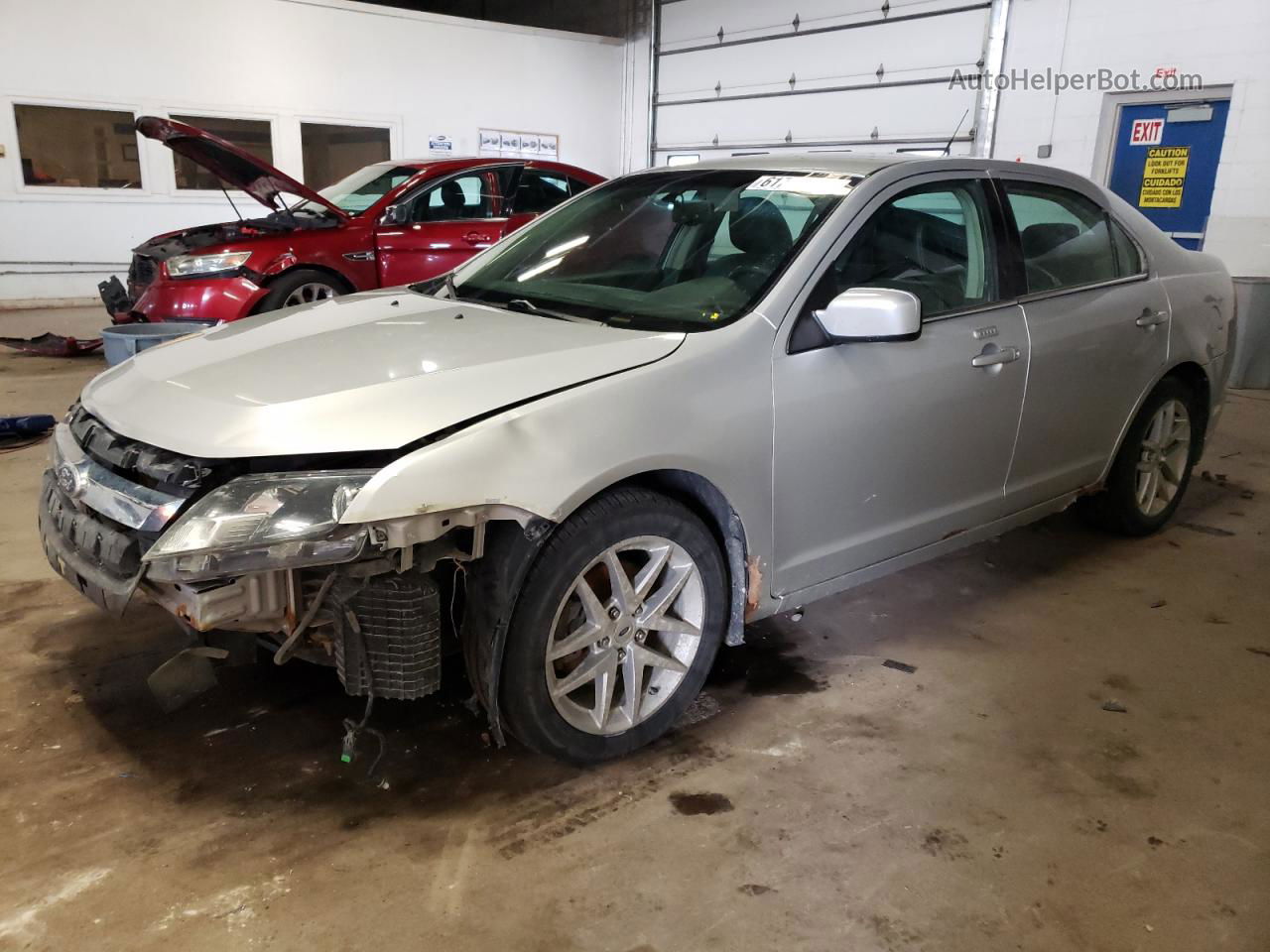 2010 Ford Fusion Sel Серый vin: 3FAHP0JAXAR273816