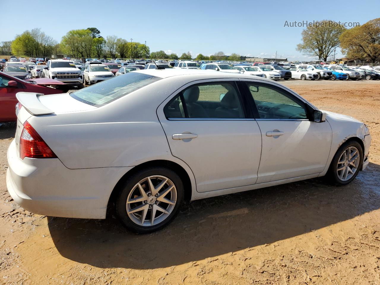 2010 Ford Fusion Sel White vin: 3FAHP0JAXAR283911