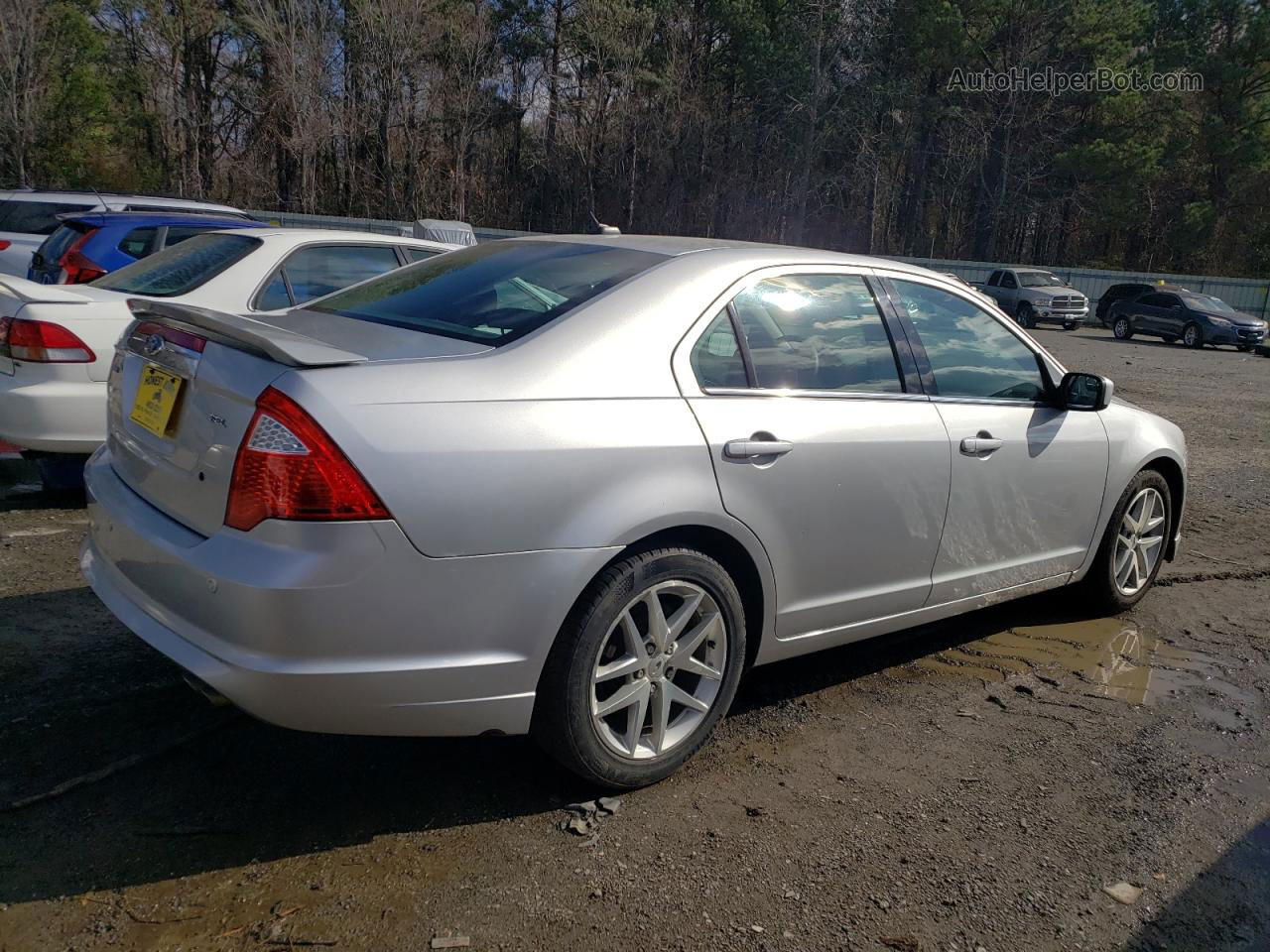 2012 Ford Fusion Sel Silver vin: 3FAHP0JAXCR160869