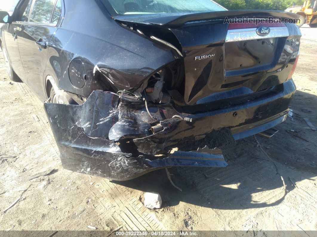 2012 Ford Fusion Sel Черный vin: 3FAHP0JAXCR363471