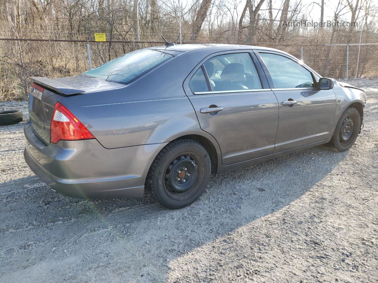 2012 Ford Fusion Sel Gray vin: 3FAHP0JAXCR391674