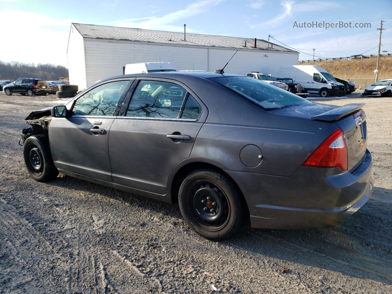 2012 Ford Fusion Sel Gray vin: 3FAHP0JAXCR391674