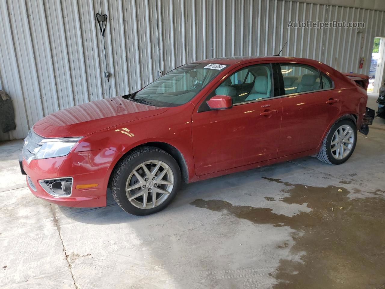2010 Ford Fusion Sel Red vin: 3FAHP0JG0AR233345